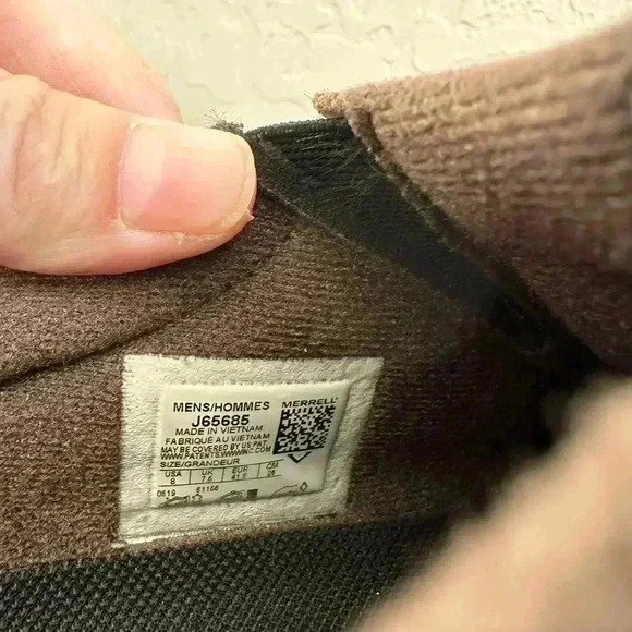 Merrell Jungle Moc Men's Slip On Shoes - Size 8 Lightly Used Brown Suede Leather - Picture 9 of 10